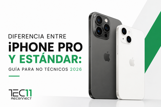 Diferencia entre iPhone Pro y estándar: guía para no técnicos 2026