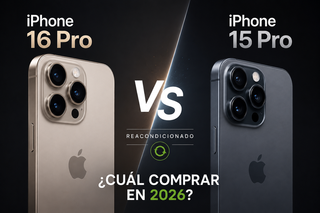 iPhone 16 Pro vs iPhone 15 Pro reacondicionado: ¿cuál comprar en 2026?