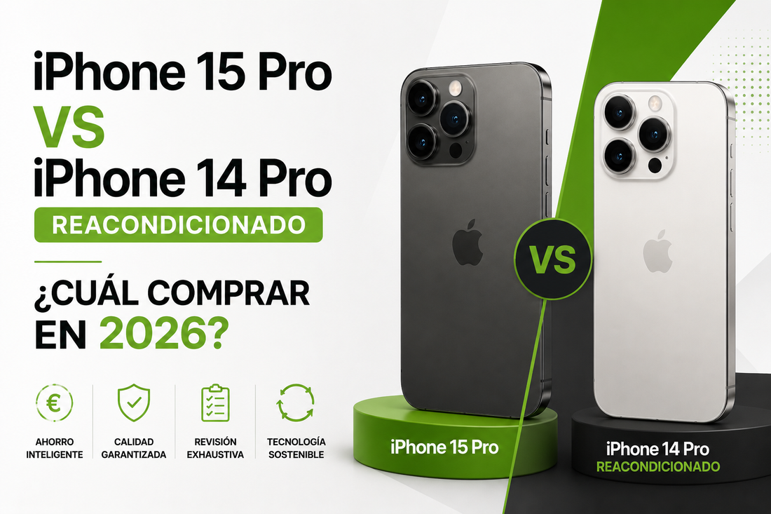 iPhone 15 Pro vs iPhone 14 Pro reacondicionado: ¿cuál comprar en 2026?