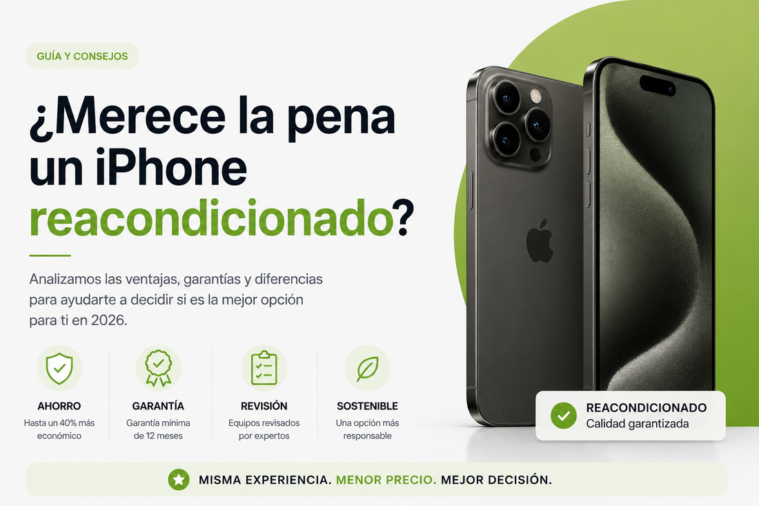 ¿Merece la pena un iPhone reacondicionado? Guía completa 2026