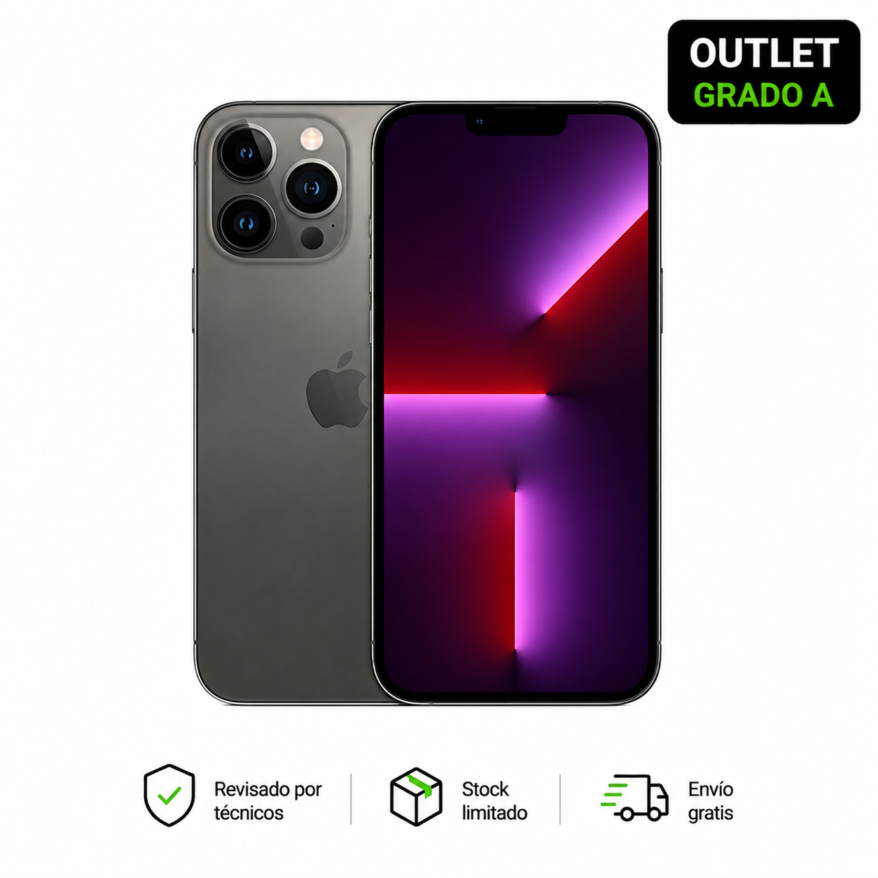 iPhone 13 Pro Max 256GB Gris Espacial Grado A — Outlet TEC-11
