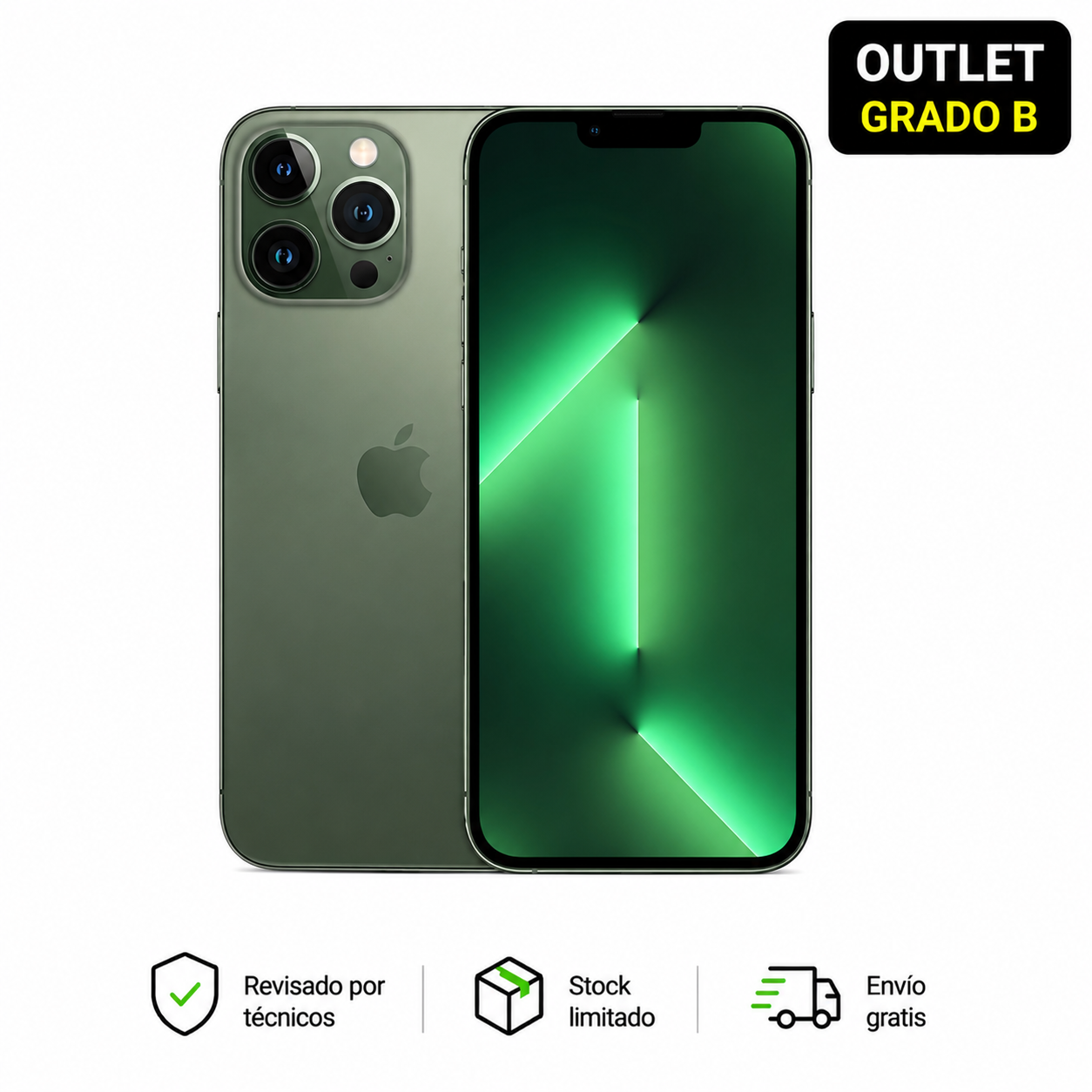iPhone 13 Pro Max 256GB Verde Alpino Grado B — Outlet TEC-11